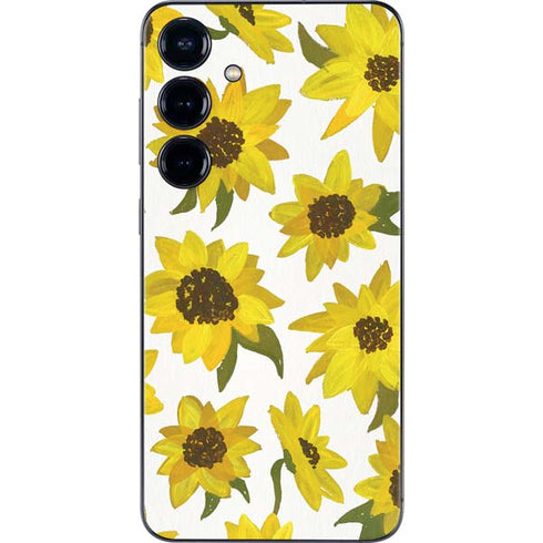 Sunflower Acrylic by Cat Coq Galaxy S25 Skin